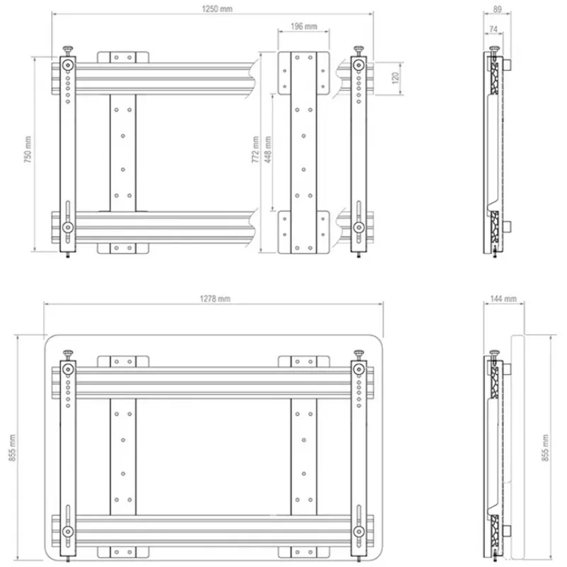 Hagor WH Cisco WebEx Board 55” Board Pro 55” Must 50 kg 139,7 cm