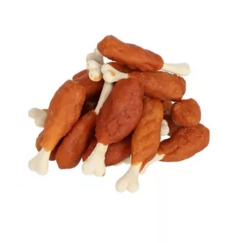 Koerte hambanärimiskont Hilton Chicken Legs 500 g — naturaalne kanamaitseline hambahooldusnärimiskont, gluteenivaba