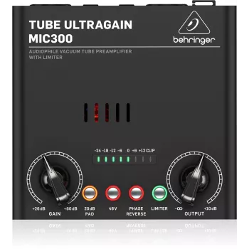 Audio eelvõimendi Behringer MIC300 Must