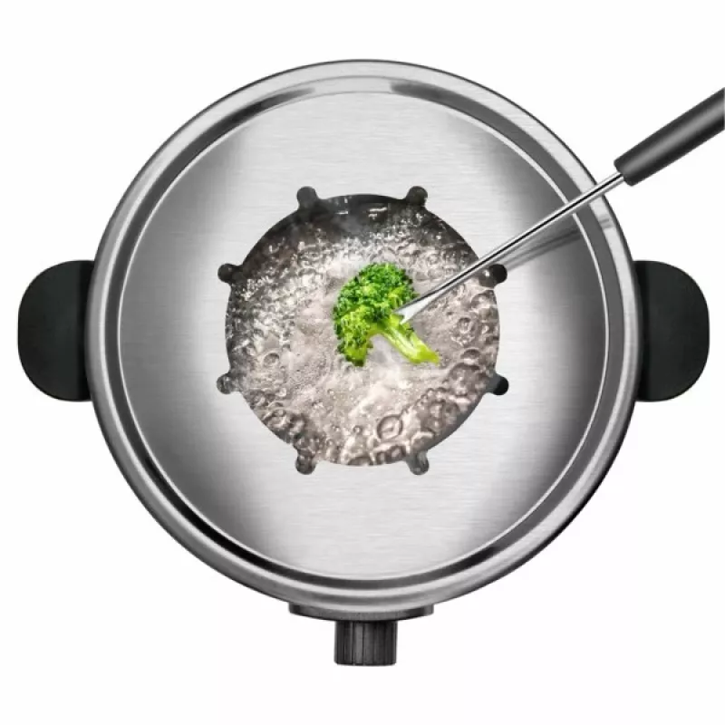 Fondüükomplekt Taurus FF2 2 L 8 inimesele, roostevabast terasest korpus, 1000 W, 230 V, must/hõbedane