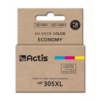 Tindikassett ACTIS KH-305CR ühilduv HP 305XL jaoks — värviline (tsüaan, magenta, kollane), värvainepõhine 18 ml, standardmahuga, üksikpakend