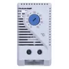 Termostaat Alantec KTS, pöörlev juhtimine, IP20, plastkorpus, hall, -45–70 °C, 60×33×43 mm