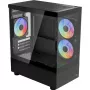 Micro/Mini-ITX arvutikorpus AEROCOOL Geh Viewport Mini-G-BK-v4 ARGB must