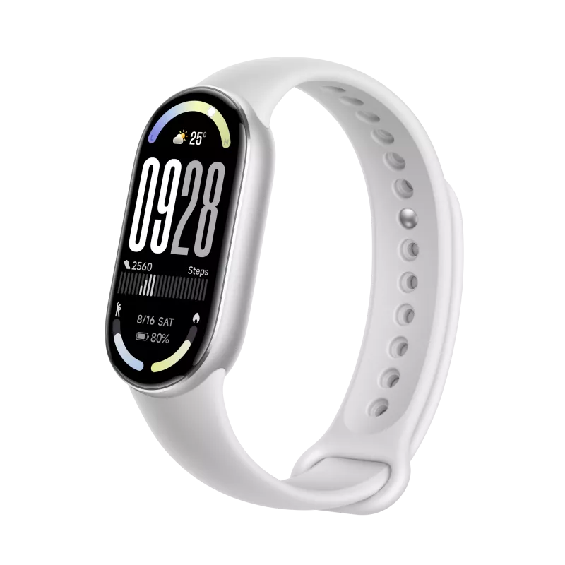 Nutikell Xiaomi SmartBand 10 Hõbedane AMOLED BT