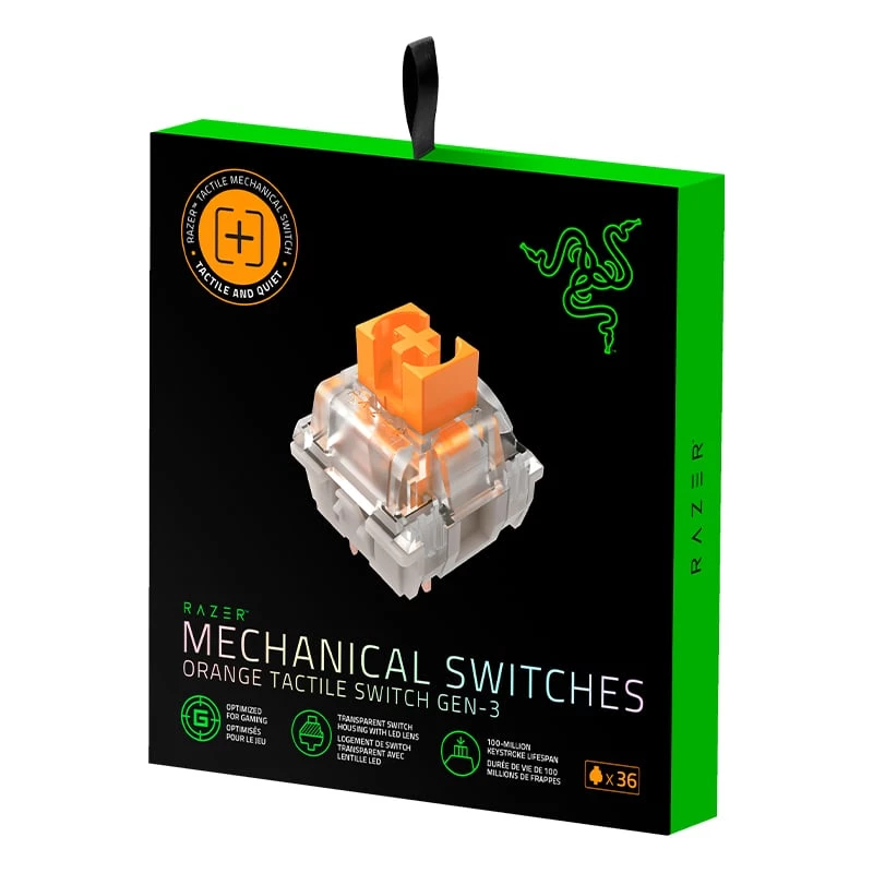 Key Switch Razer RC21-02040300-R3M1 oranž Transparent 36 tk