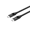 USB-C kaabel Unitek C14100ABK01-2M — 2 m, 100 W toiteedastus, 40 Gbps andmeedastus