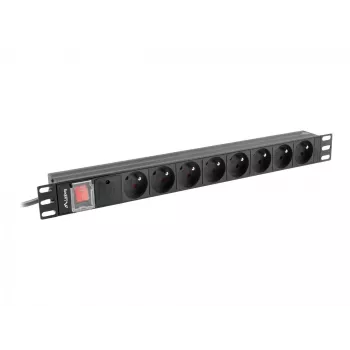 Toitejaotusseade Lanberg PDU-08E-0200-BK