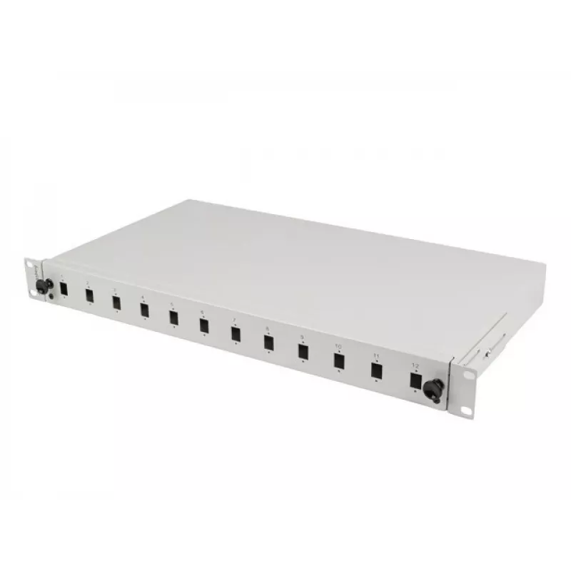Patch panel Lanberg FOP1-12SS-LDS hall ABS Steel 19 inch