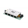 PoE süstija Extralink 4-pordiline 4x 100Mb/s RJ45, Fast Ethernet, 48 V, ilma korpuseta