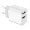 Laadija Gembird TA-UC-2A12-01 siseruumides AC 2.4A 2 USB valge