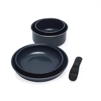 Pannikomplekt Russell Hobbs RH03319EU7, 5-osalised mittenakkuvad pannid, nõudepesumasinakindel
