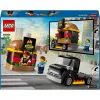 LEGO City Burgeri Veoauto Mänguauto 5+ Aastastele Poistele ja Tüdrukutele, Sõiduki Ehituskomplekt Köögimänguasjaga Müüja Minifiguuri ja Tarvikutega