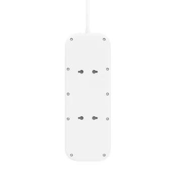 Pistikupesadega pikendusjuhe Belkin SRB004VF2M-V2 — 8 pistikupesa, 2 USB-C-porti, liigpingekaitsega