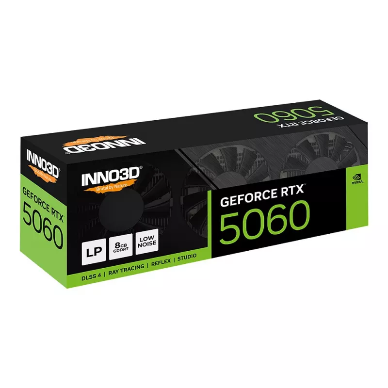INNO3D GeForce RTX 5060 X3LP 8GB GDDR7 madala profiiliga graafikakaart