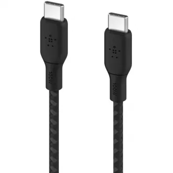 USB-kaabel Belkin CAB014bt3MBK 3m USB C Must USB 2.0