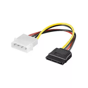 S-ATA toitekaabel 1x 4pin pistik ja 15pin pesa, Pikkus: u 15 cm, Good Connections® (5021-ATA)