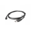 Lanberg CA-USBM-10CC-0010-BK USB-kaabel USB 2.0 1 m Micro-USB B USB A Must