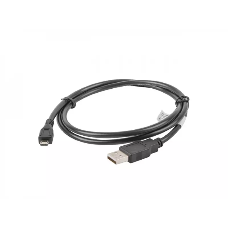 Lanberg CA-USBM-10CC-0010-BK USB-kaabel USB 2.0 1 m Micro-USB B USB A Must