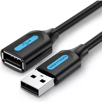 USB 2.0 isane-emane pikenduskaabel Vention CBIBG 1,5 m — must