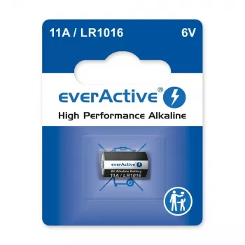 Patarei auto kaugjuhtimispuldi jaoks everActive 11A LR1016 MN11 6V leelis, nupp 10,3×16 mm, 1 tk