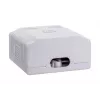 LANBERG Outlet Box RJ-45 Cat6 OU6-0002-W valge, 2 pesa, 30×54×57 mm