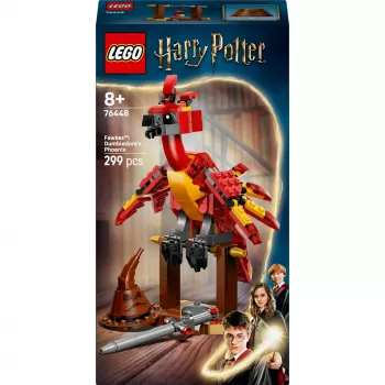 LEGO ehitatav Fawkes — Dumbledore'i fööniksi mudel 76448, 299 detaili, 160 mm kõrge, vanusele 8+