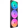 Ventilaator NZXT F420 RGB Core 14 cm must Fluid Dynamic Bearing