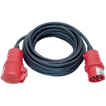 Brennenstuhl H07RN-F 5G1,5 - pikendusjuhe - IEC 60309 16A (W) kuni IEC 60309 16A (M) - vahelduvvool 400 V - 10 m - must