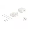 Pistikuraam DELOCK 85843 plastist valge 545x573x324 mm