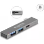 DeLOCK 3-pordiline õhuke USB-jaotur DeLOCK USB USB-C 5 Gbps 2 x Type-A