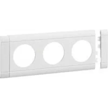 HAGER GB080309016 kateplaat kolmekordsele pistikupesale virnastatav halogeenivaba (GB080309016)