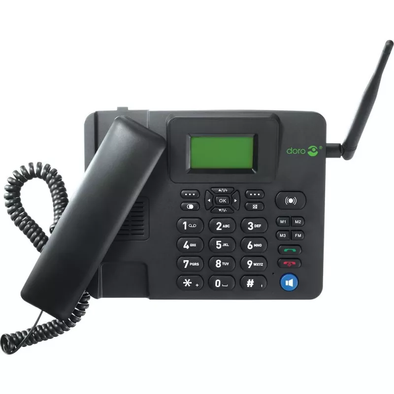 IP-telefon Doro 4100H must juhtmega telefonitoru LCD 128x64 500 kirjet