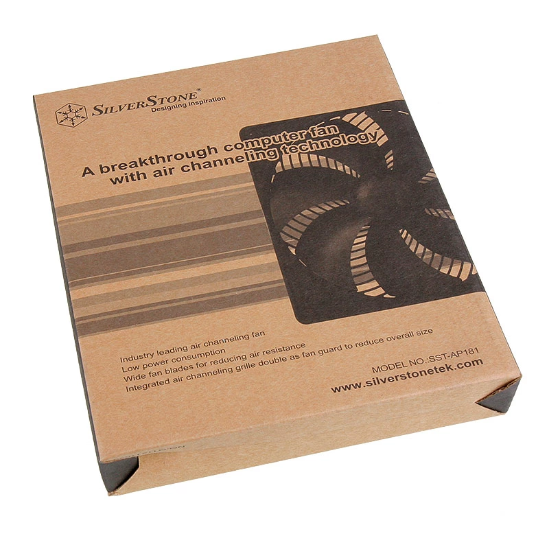 SilverStone SST-AP181 180 mm korpuseventilaator - must