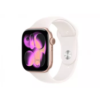 Apple Watch Series 11 GPS 46mm Rooskuld Alumiiniumist korpus Light Blush spordirihmaga - S/M | Apple