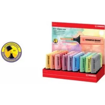 Markerite komplekt Stabilo BOSS Originaal Pastel — 45 tk, kiilkirjutustipp, mitmevärviline