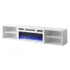 RTV-kapp POLO 180x33x39 valge + kamin valge