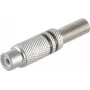 Cinch-ühendusmuhv ShiverPeaks 52001-S metallist, 6 mm, must
