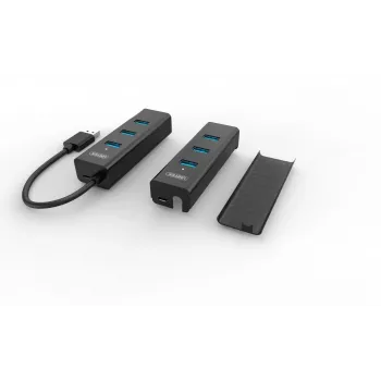 UNITEK Y-3089 liidesejaotur USB 3.2 Gen 1 (3.1 Gen 1) Type-A 5000 Mbit/s must