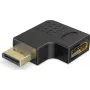 Goobay DisplayPort nurgaadapter 90° paremale must (77131)