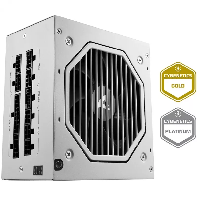 Sharkoon Rebel P20 toiteplokk 1000 W 24-pin ATX ATX Valge