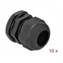 Kaablitihend DeLOCK 60224 Must Plastik 10 tk