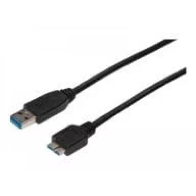 ASSMANN SuperSpeed USB 3.0 kaabel, USB A pistik Micro USB B-pistik, Cu AWG 28, 2x varjestatud, pikkus 1,0 m (AK-300116-010-S)