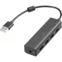 Renkforce RF-6382720 USB-jaotur 4 porti USB-A USB 2.0 480 Mbit/s must RF-USBH-110 (RF-6382720)