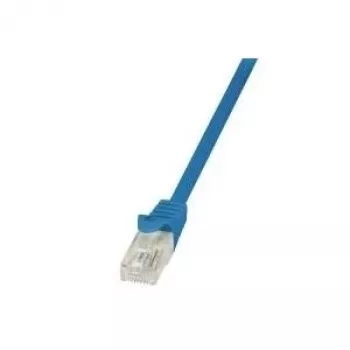 LogiLink CP2076U RJ45 võrgukaabel, patch-kaabel CAT 6 U/UTP 5,00 m sinine väljatõmbekaitsega 1 tk