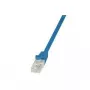 LogiLink CP2076U RJ45 võrgukaabel, patch-kaabel CAT 6 U/UTP 5,00 m sinine väljatõmbekaitsega 1 tk