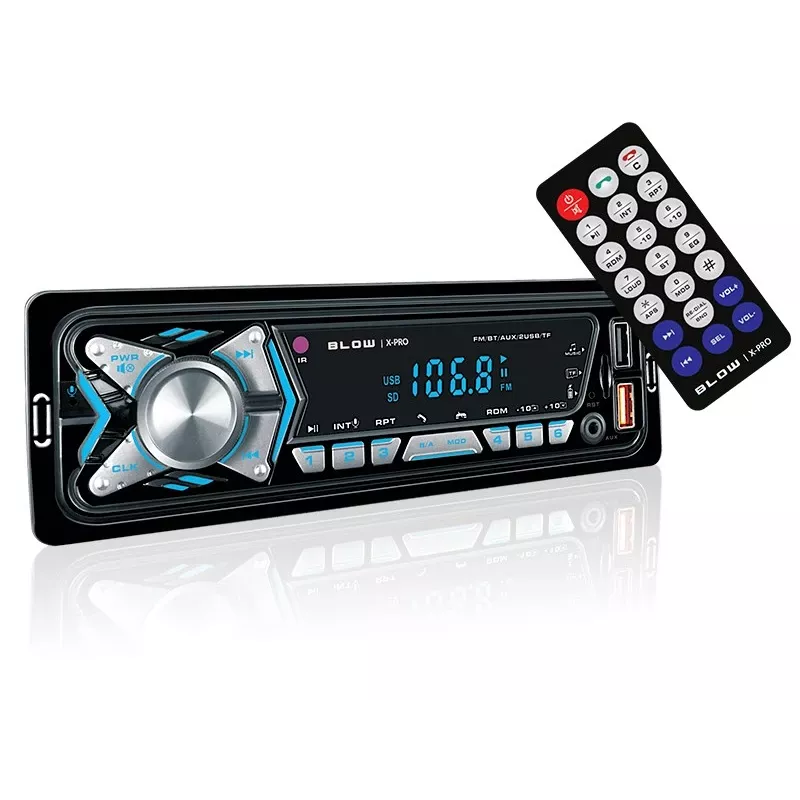 BLOW X-PRO MP3/USB/micro USB/BLUETOOTH autoraadio Must