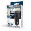 Gembird TA-UC-C2PD40-CAR-01 toiteadapter, must