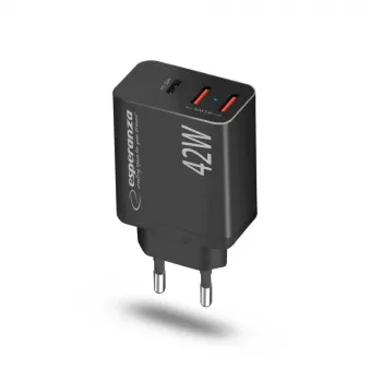 Esperanza EZC106K võrguadapter 42W Must
