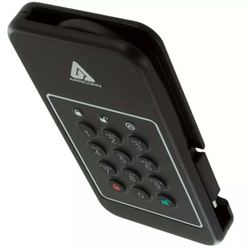 Apricorn Aegis NVX - SSD - 500 GB - USB 3.2 Gen 2 - TAA-vastav (ANVX-500GB)