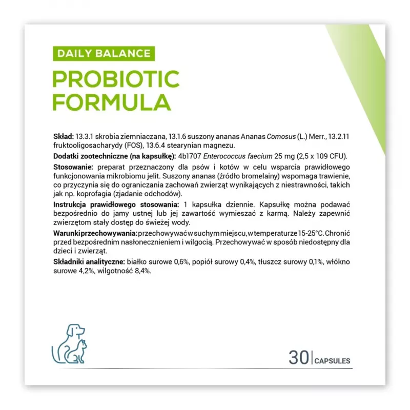 VETEXPERT Probiotic Formula - probiootikum koertele ja kassidele - 30 tk